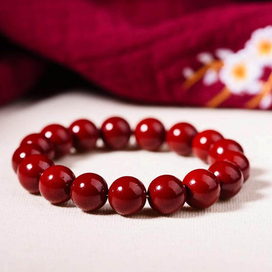 Feng Shui Cinnabar bracelet. - Fortunechange