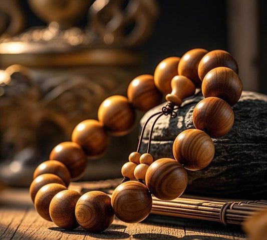 Feng Shui Original Peach Wood Bracelet - Fortunechange
