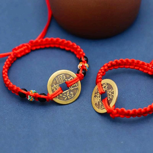 Feng Shui Copper Coin Bracelet - Fortunechange