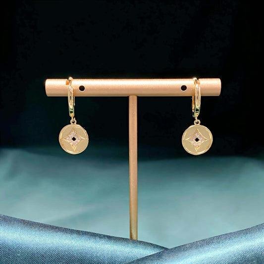 Feng Shui Copper Coin Earrings. - Fortunechange